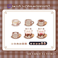 shikan-sub badges
